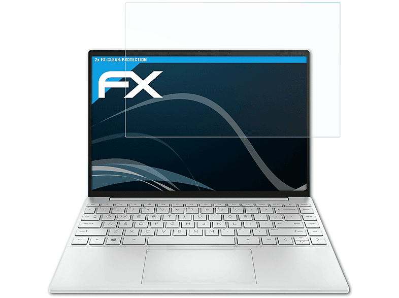 ATFOLIX 2x FX-Clear Displayschutz(für HP Pavilion Aero 13-be0755ng)