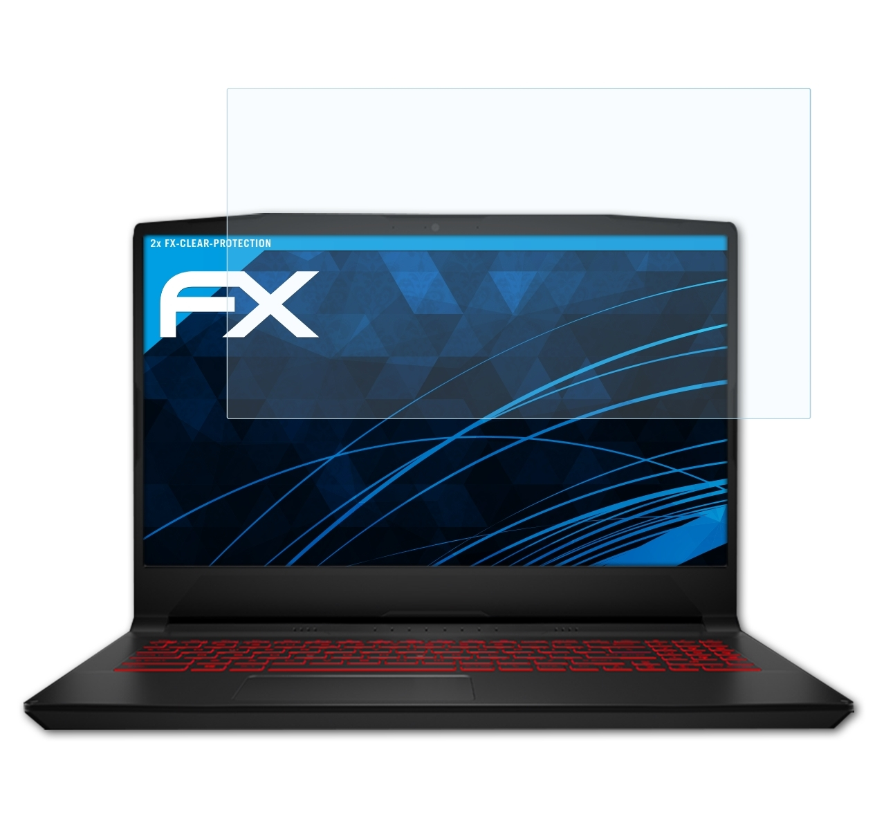 Katana FX-Clear Displayschutz(für ATFOLIX MSI 2x GF66)