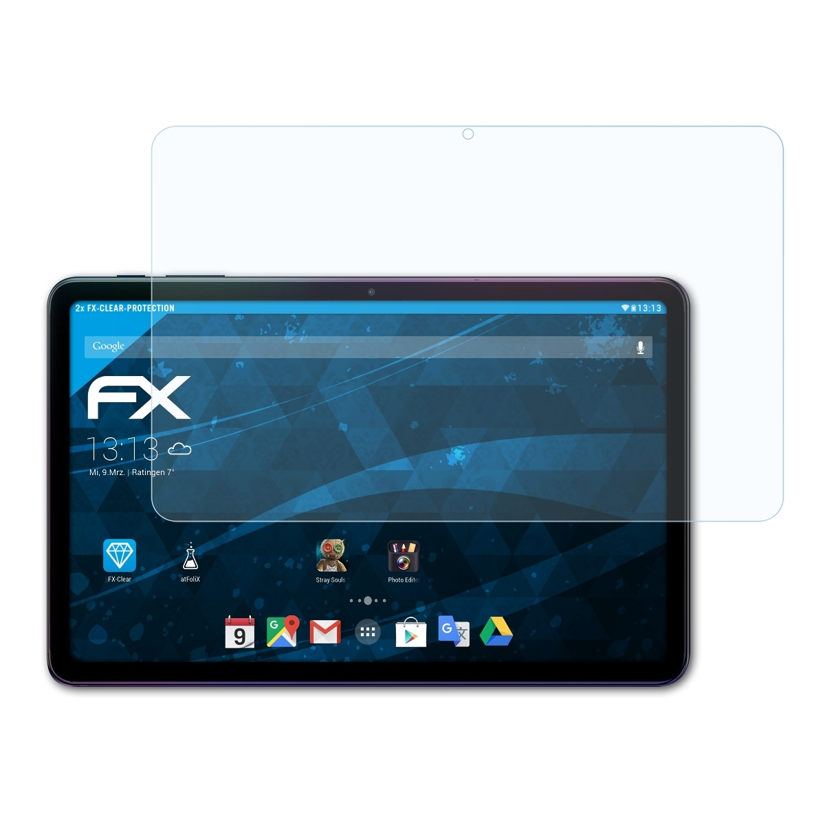 ATFOLIX 2x FX-Clear Displayschutz(für Pro) 40 iPlay Alldocube
