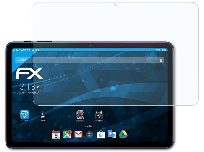 ATFOLIX 2x FX-Clear Displayschutz(für Pro) 40 iPlay Alldocube