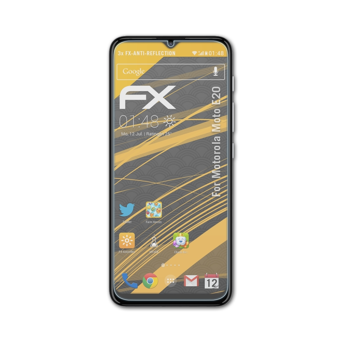 Motorola Displayschutz(für FX-Antireflex Moto 3x E20) ATFOLIX