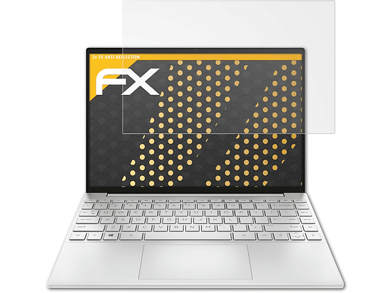 ATFOLIX 2x FX-Antireflex Displayschutz(für HP Pavilion Aero 13-be0755ng)