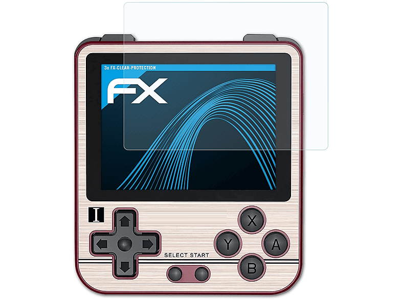 ATFOLIX 3x FX-Clear Displayschutz(für Anbernic RG280V)