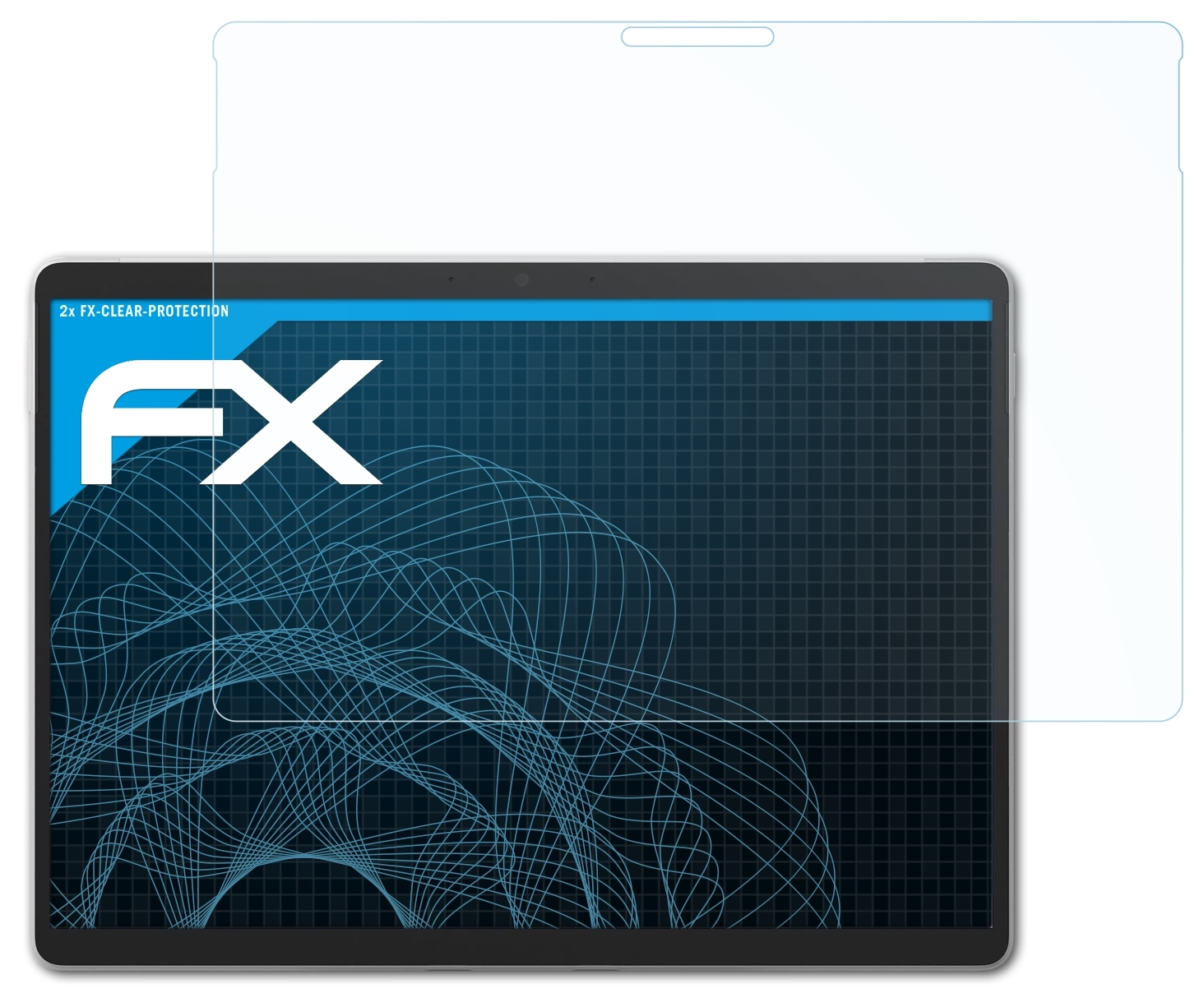 ATFOLIX 2x FX-Clear Displayschutz(für Microsoft 8) Pro Surface