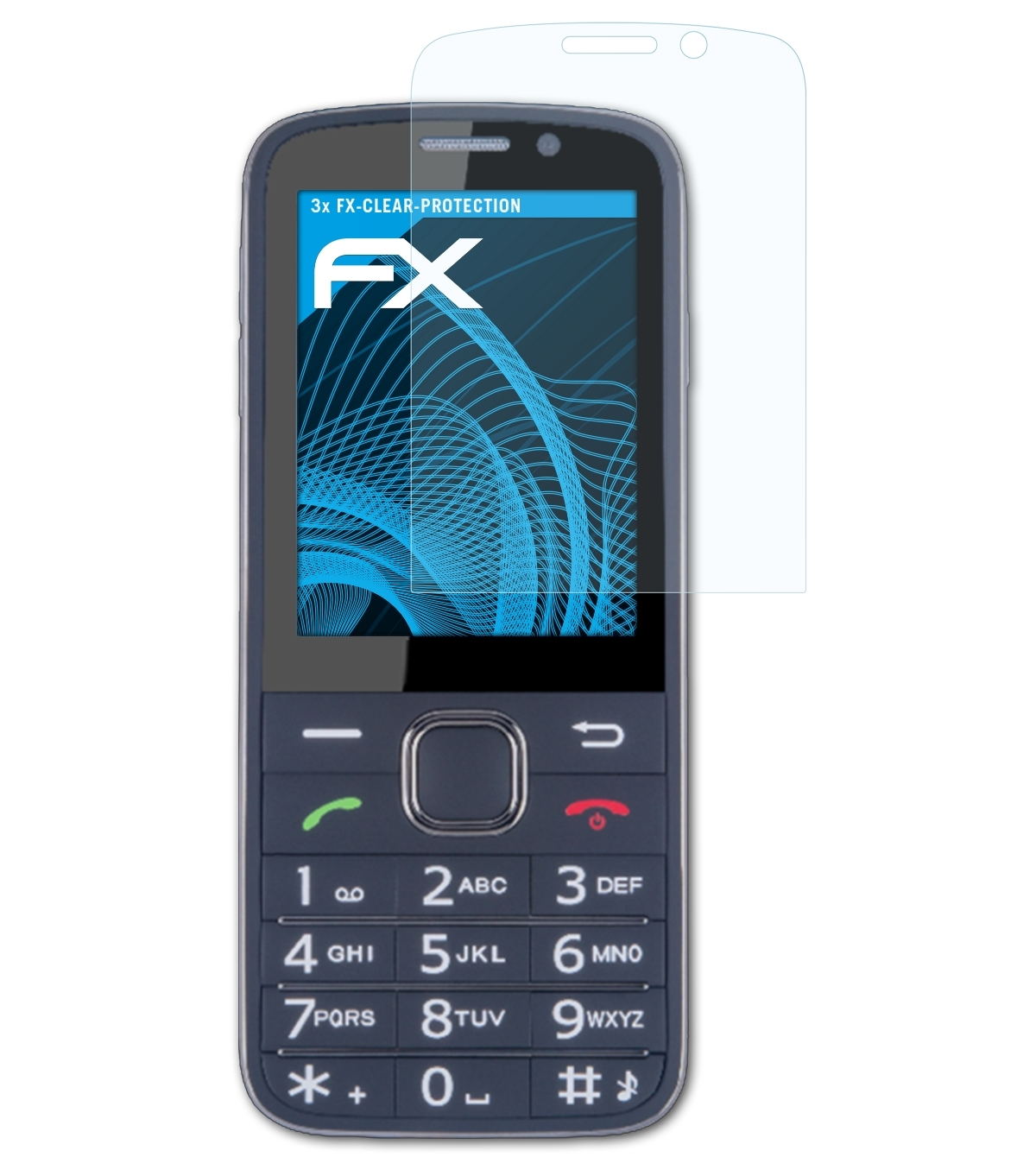 ATFOLIX FX-Clear 3x Beafon SL810) Displayschutz(für