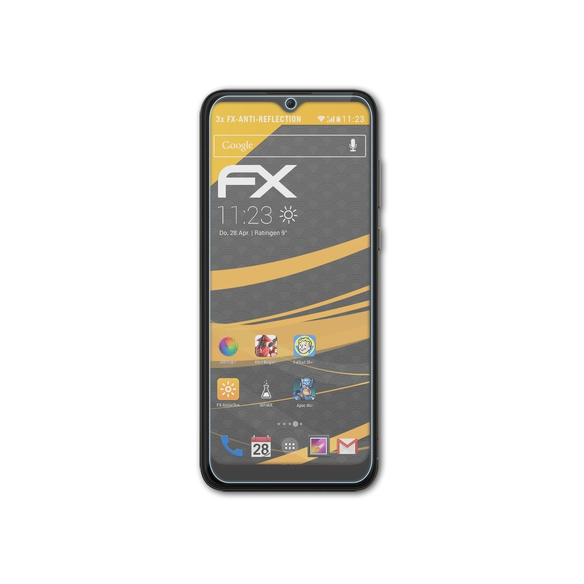 C30) ATFOLIX 3x FX-Antireflex Nokia Displayschutz(für