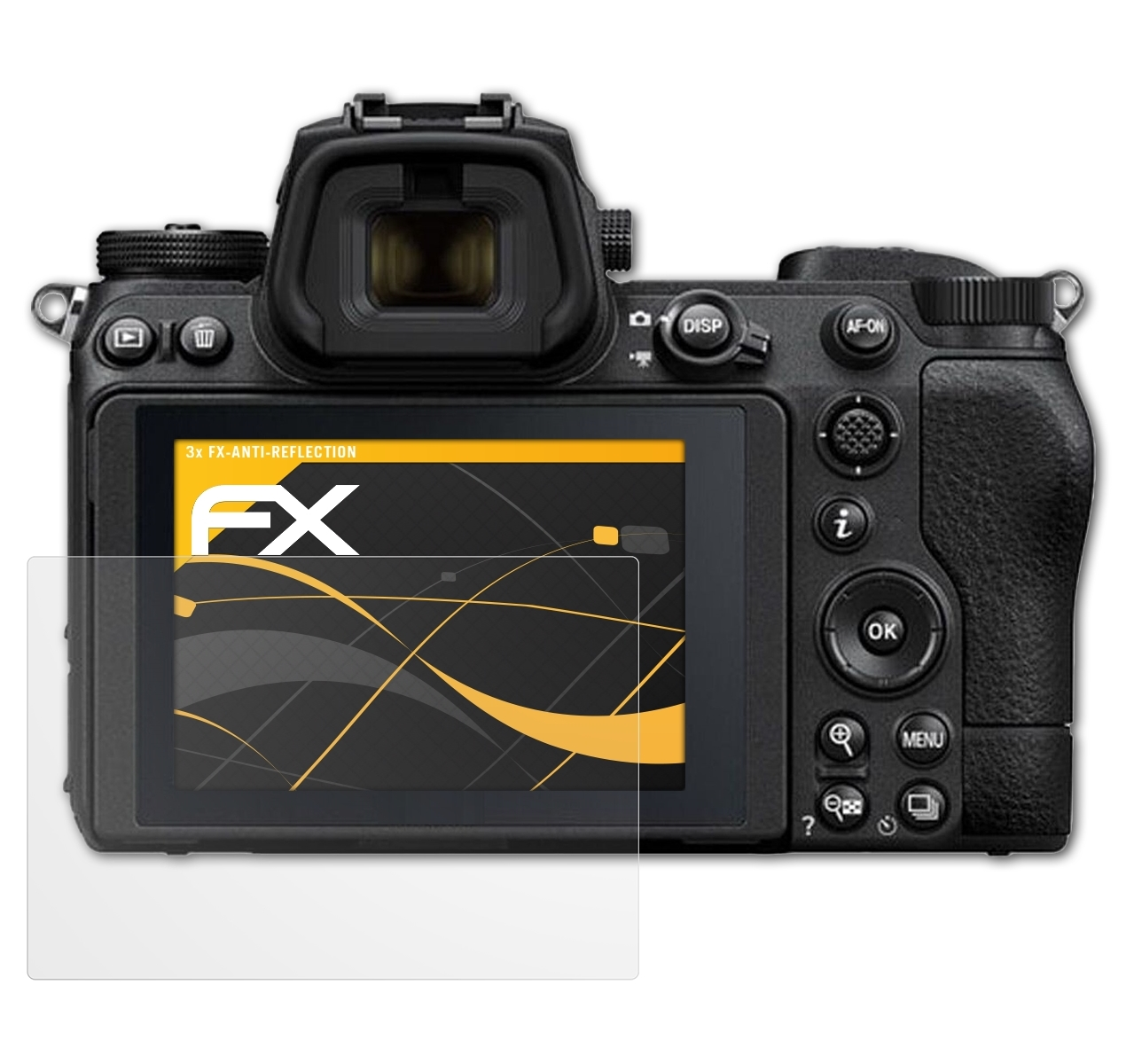 ATFOLIX FX-Antireflex 3x Z6 Nikon II) Displayschutz(für