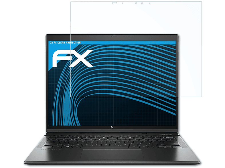 ATFOLIX 2x FX-Clear Displayschutz(für HP Folio) Elite