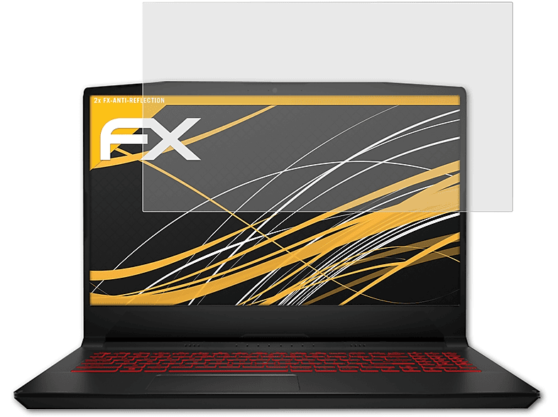 FX-Antireflex GF66) 2x Displayschutz(für Katana MSI ATFOLIX