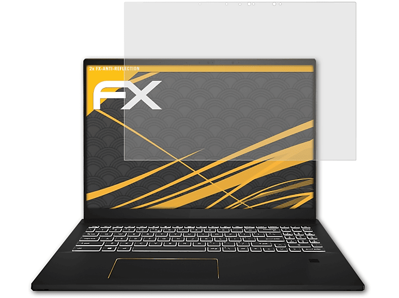 FX-Antireflex ATFOLIX MSI 2x Displayschutz(für Summit E16 Flip A11U)