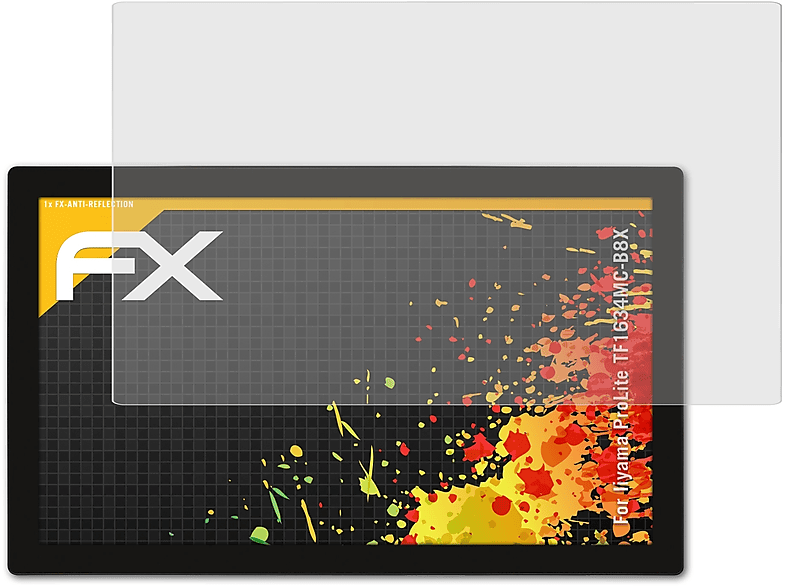ATFOLIX FX-Antireflex Displayschutz(für Iiyama ProLite TF1634MC-B8X)