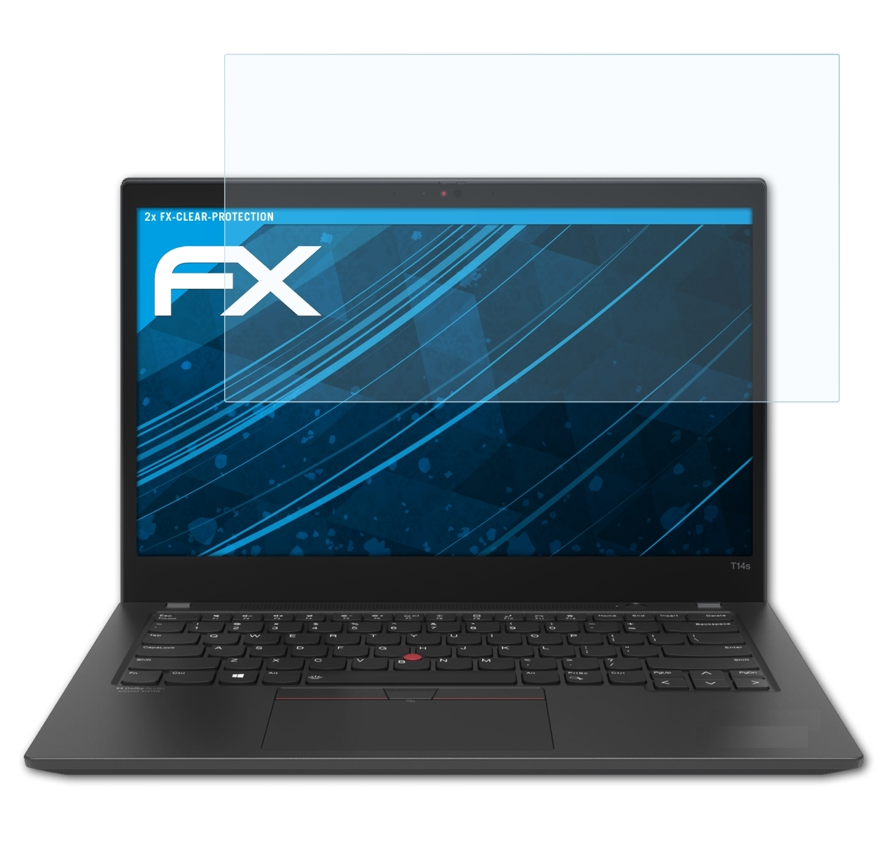 FX-Clear inch)) Lenovo T14s Thinkpad (13 Gen 2x 2 ATFOLIX Displayschutz(für