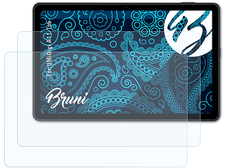 BRUNI 2x Basics-Clear Schutzfolie(für UMiDigi A11 Tab)
