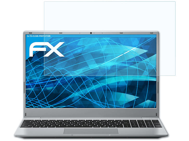 ATFOLIX 2x FX-Clear Displayschutz(für Medion AKOYA E15303 (MD62063))