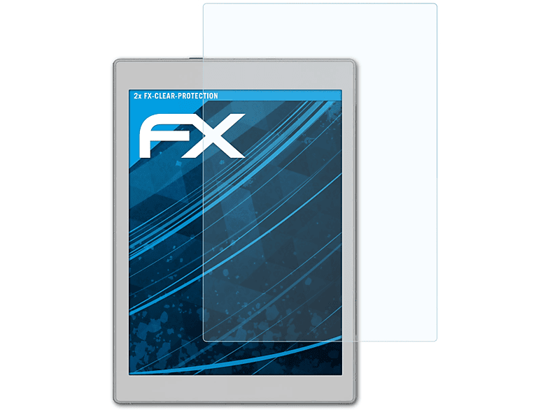 Air) BOOX Nova ATFOLIX FX-Clear 2x Displayschutz(für