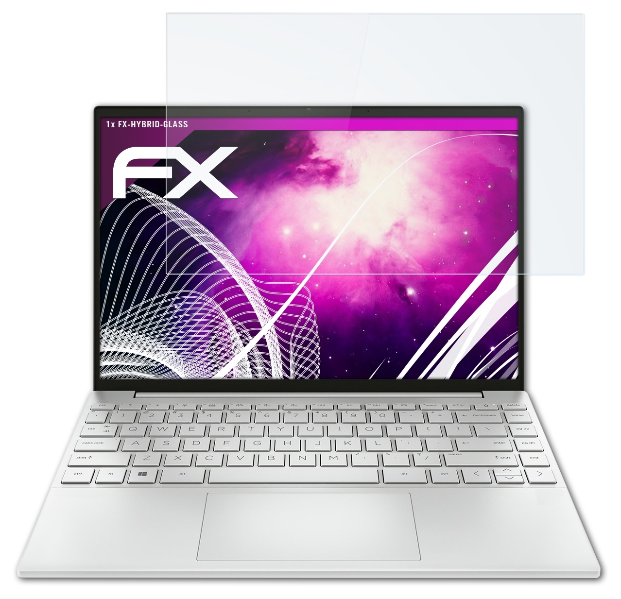 Pavilion Aero 13-be0755ng) FX-Hybrid-Glass ATFOLIX HP Schutzglas(für