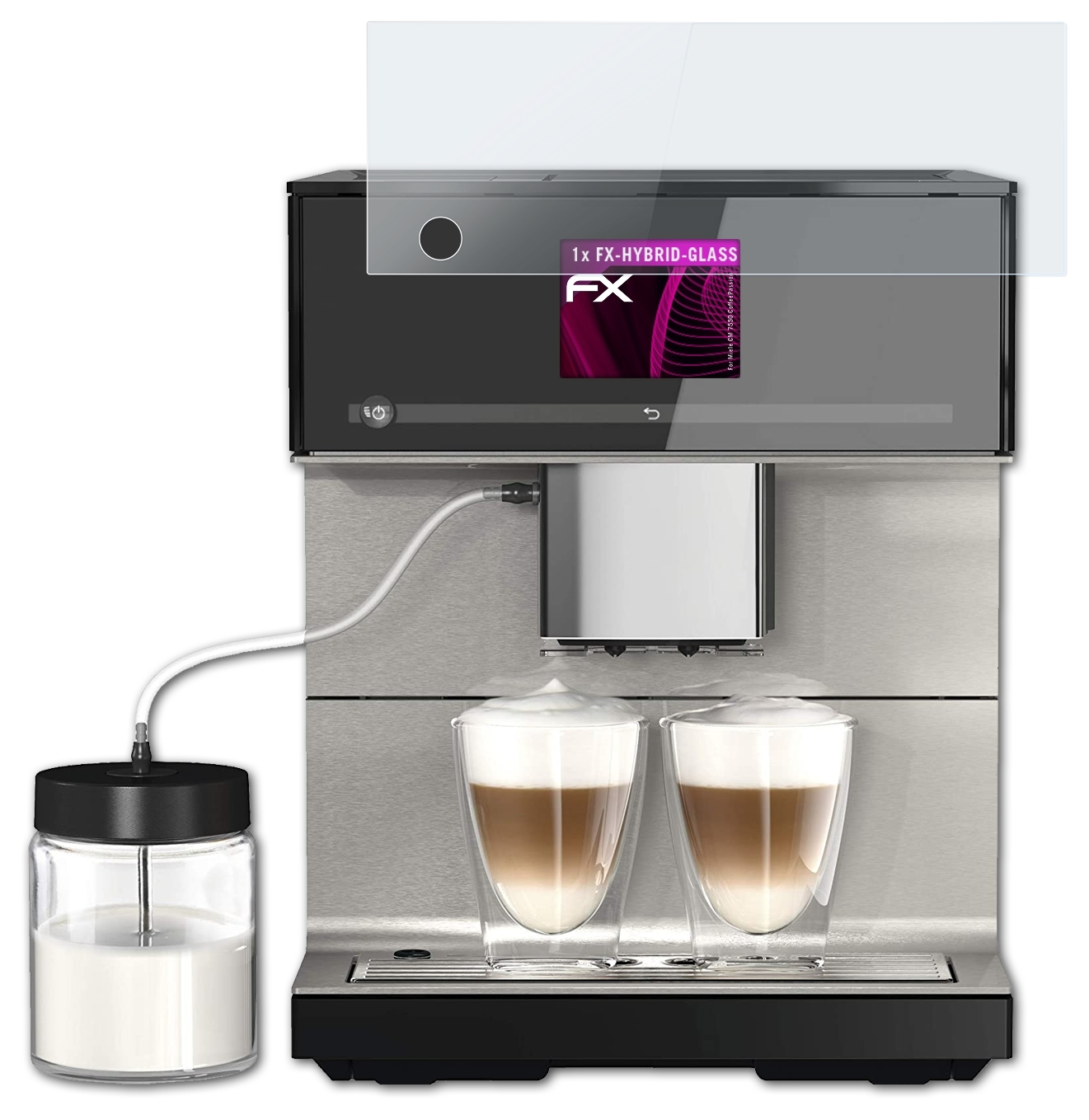 FX-Hybrid-Glass CoffeePassion) Miele ATFOLIX 7550 Schutzglas(für CM
