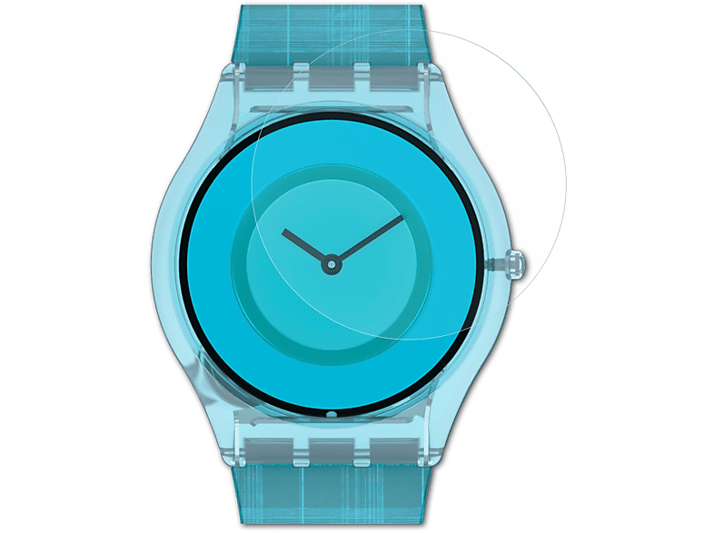 ATFOLIX 3x Madras 02) FX-Clear Swatch Displayschutz(für Sari