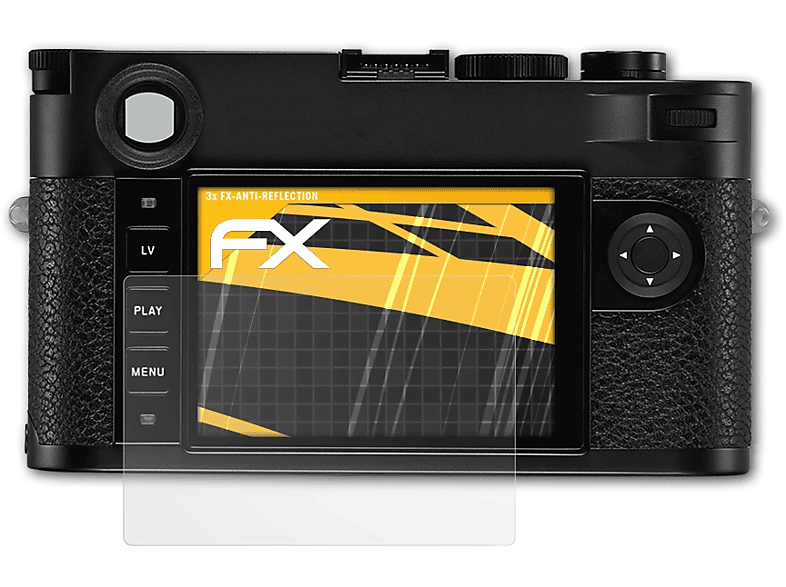 ATFOLIX Leica Displayschutz(für M10-R) 3x FX-Antireflex