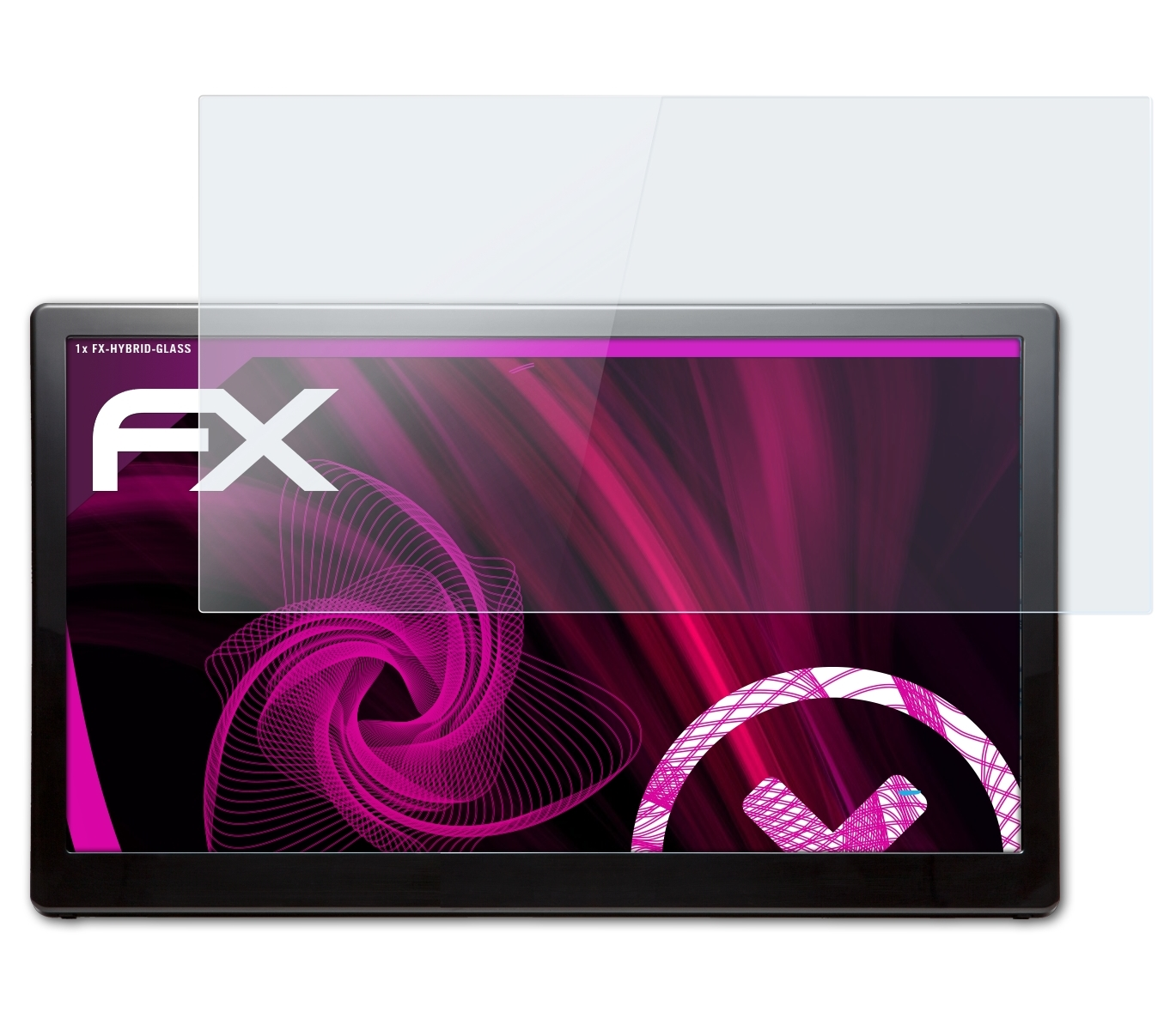 FX-Hybrid-Glass Schutzglas(für ATFOLIX AOC E1659FWU)