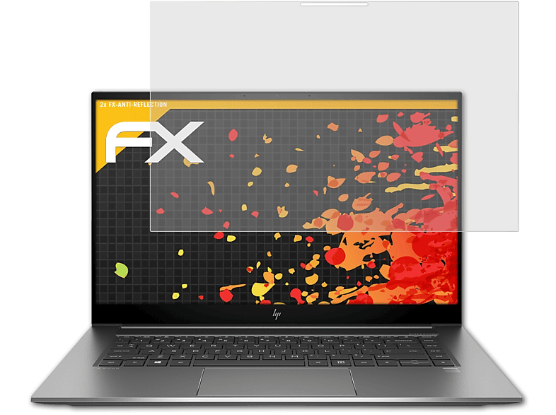 ATFOLIX 2x FX-Antireflex Displayschutz(für HP ZBook Studio G8)