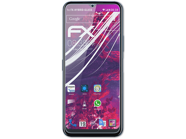 Schutzglas(für Nokia G50) FX-Hybrid-Glass ATFOLIX