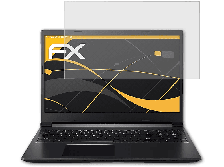 ATFOLIX 2x FX-Antireflex Displayschutz(für Acer A715-41G) Aspire 7