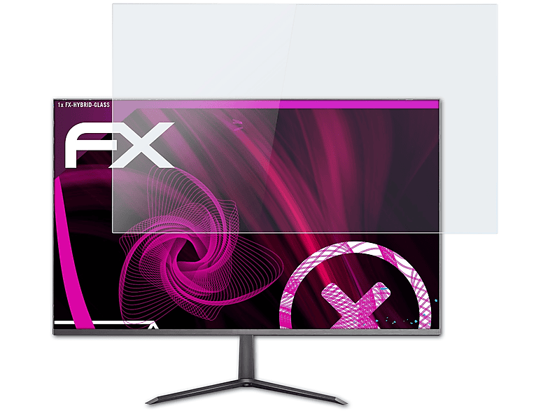 ATFOLIX FX-Hybrid-Glass Schutzglas(für Peaq PMO S321)