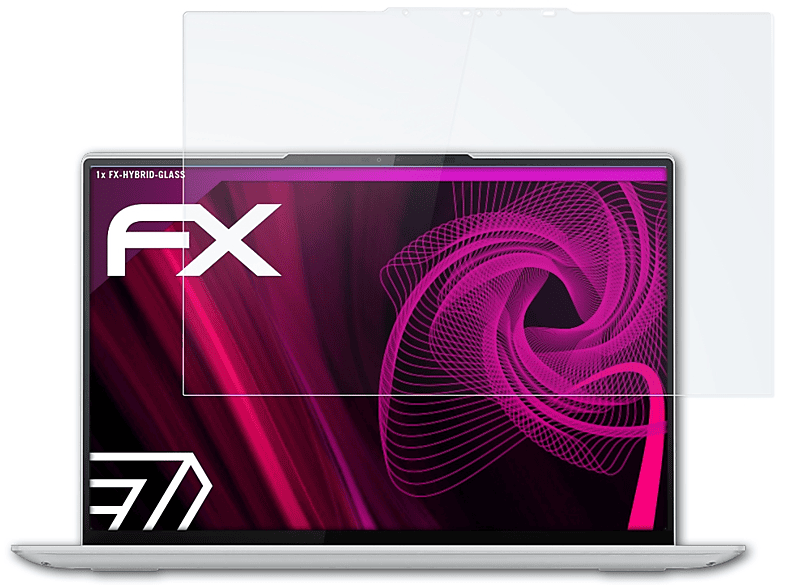 ATFOLIX FX-Hybrid-Glass Schutzglas(für Lenovo Slim 6)) (Gen Yoga 7 Carbon