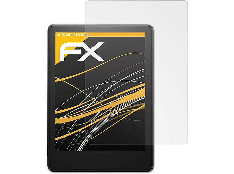 ATFOLIX 2x FX-Antireflex Displayschutz(für Amazon Kindle Paperwhite (11. Generation 2021))