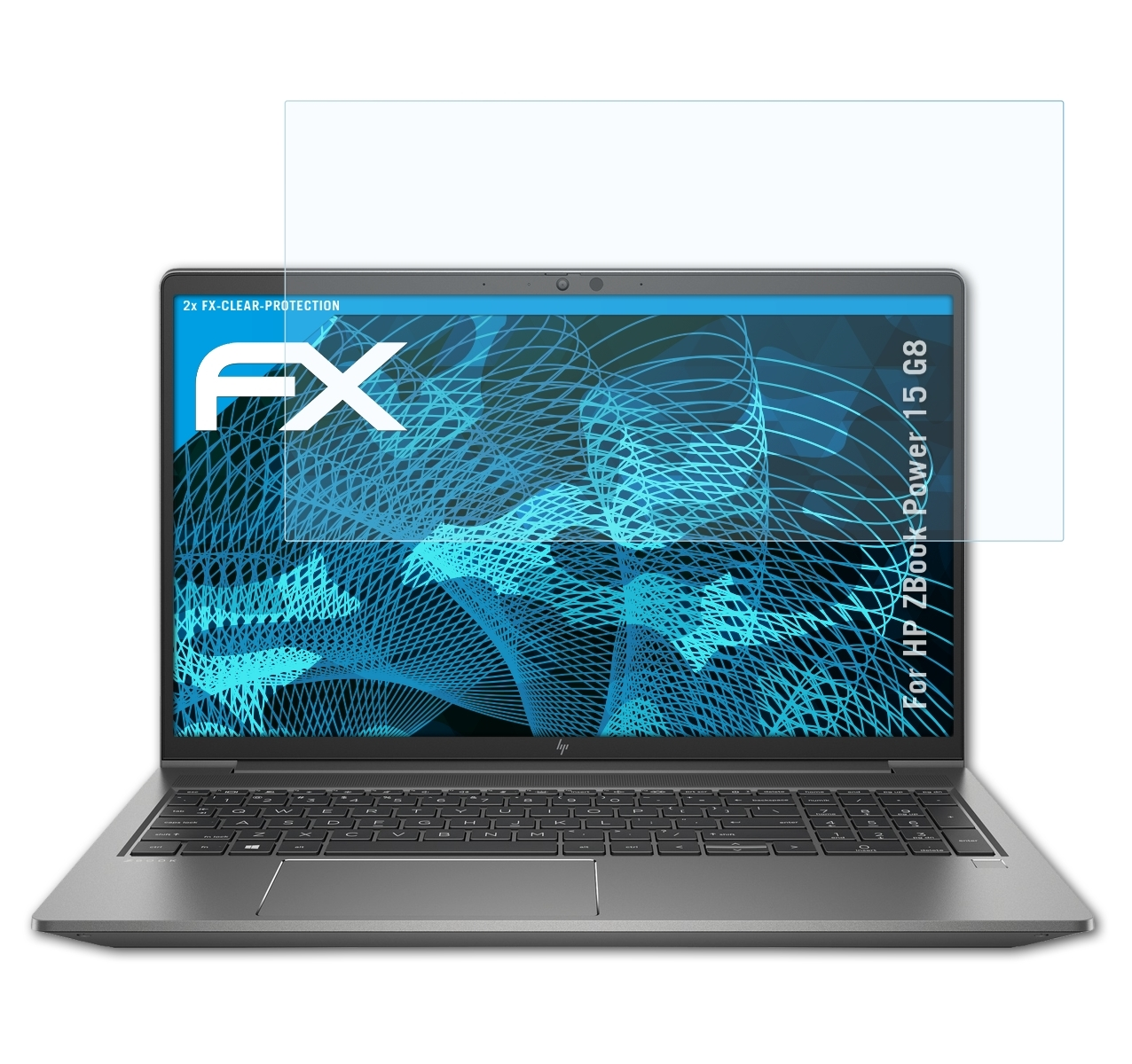 ATFOLIX 2x FX-Clear Displayschutz(für HP G8) 15 ZBook Power