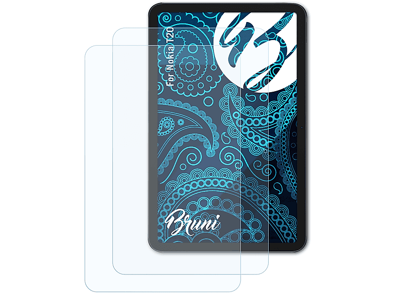 T20) Nokia Basics-Clear 2x Schutzfolie(für BRUNI