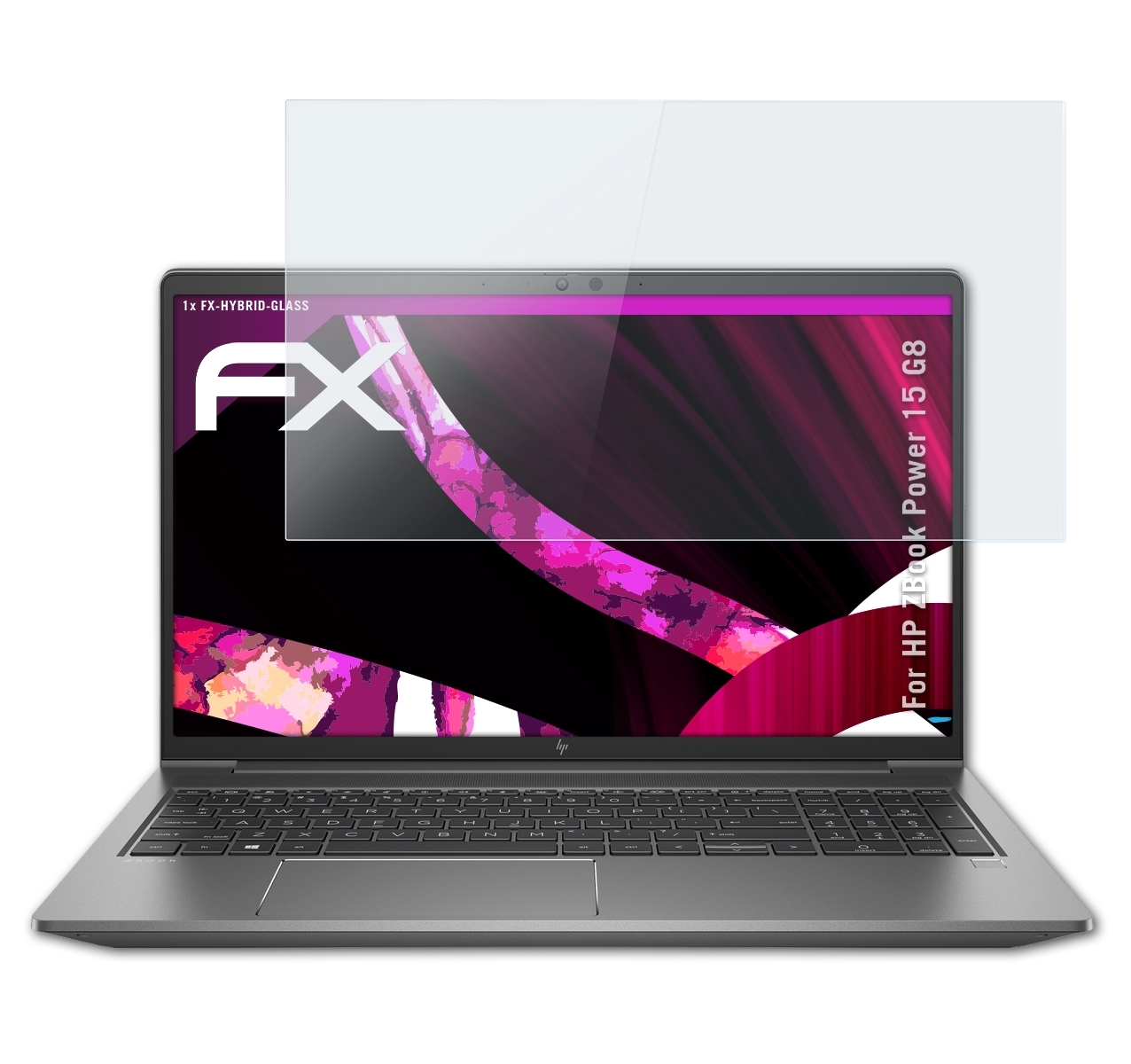 ATFOLIX FX-Hybrid-Glass 15 Schutzglas(für G8) HP ZBook Power