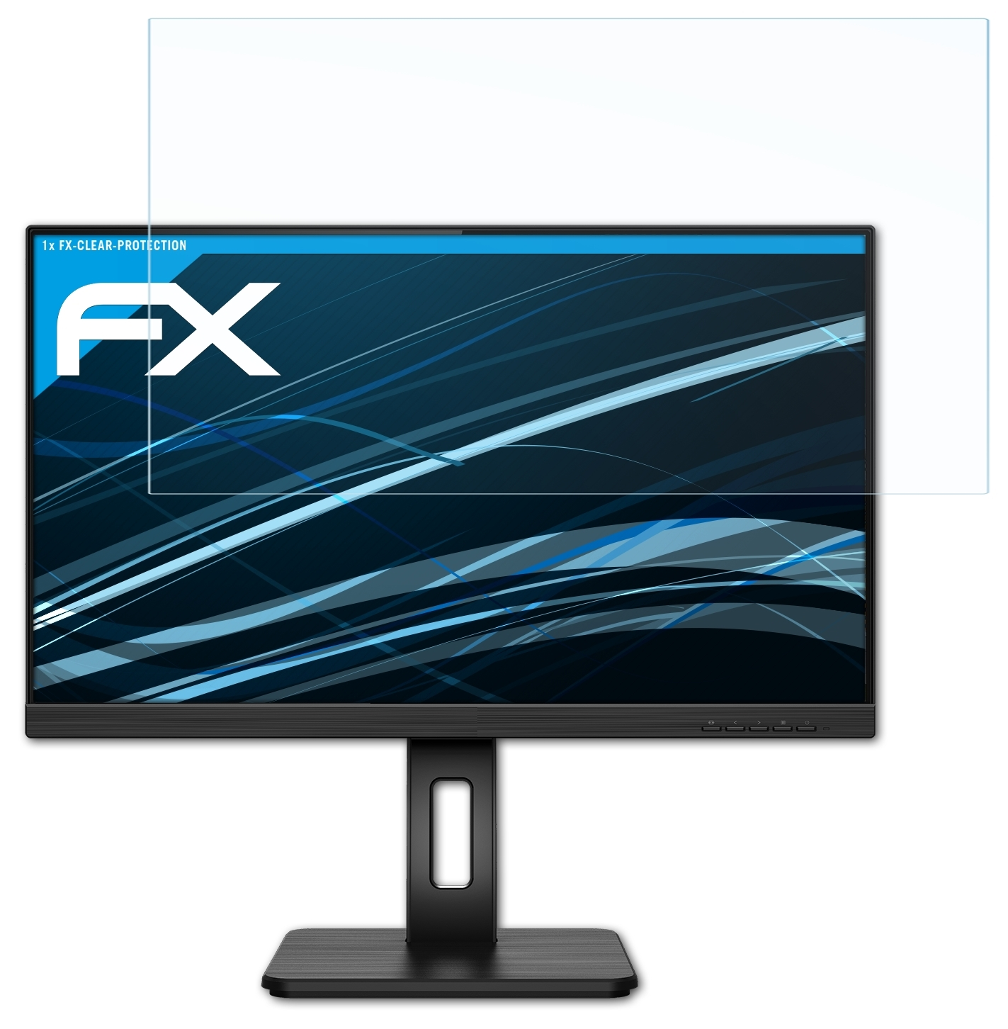 ATFOLIX AOC FX-Clear Q24P2Q) Displayschutz(für