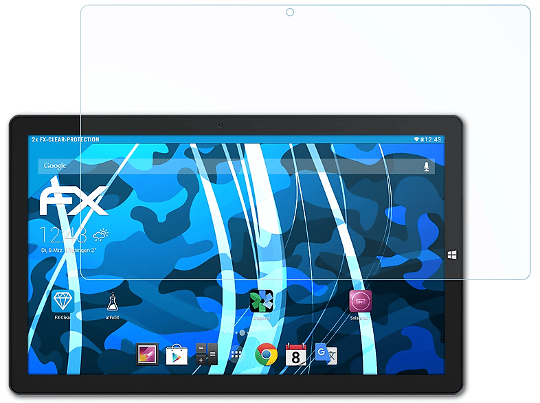 FX-Clear 2x Displayschutz(für X16) Teclast ATFOLIX