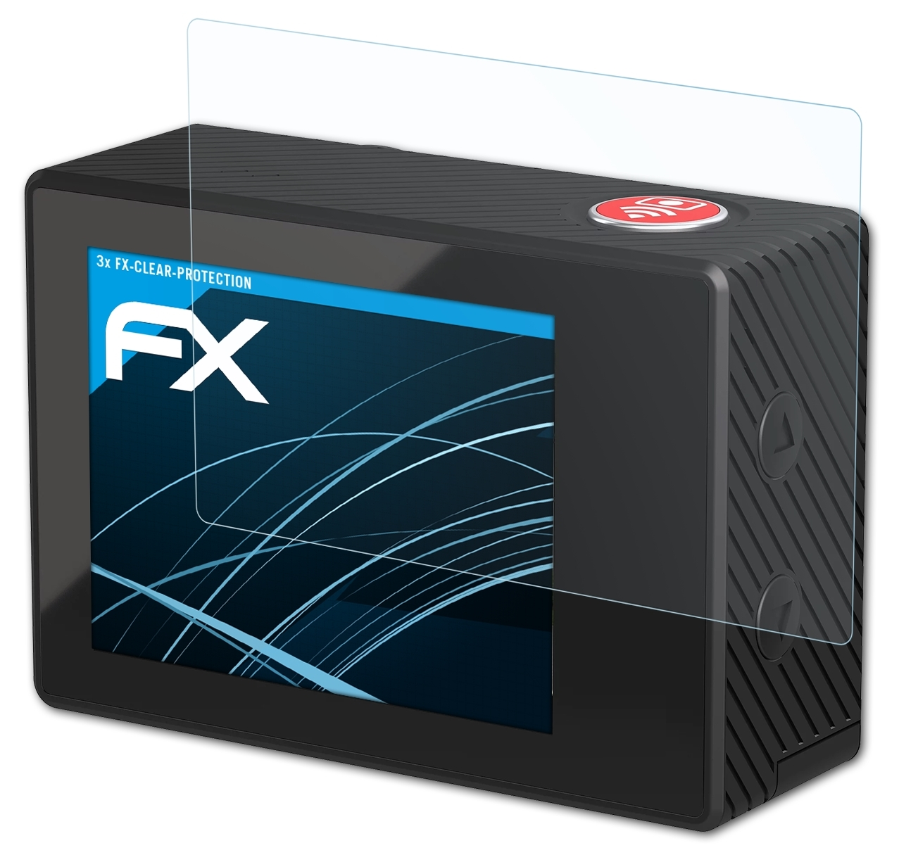 ATFOLIX 3x FX-Clear Displayschutz(für Lamax Taurus) X10