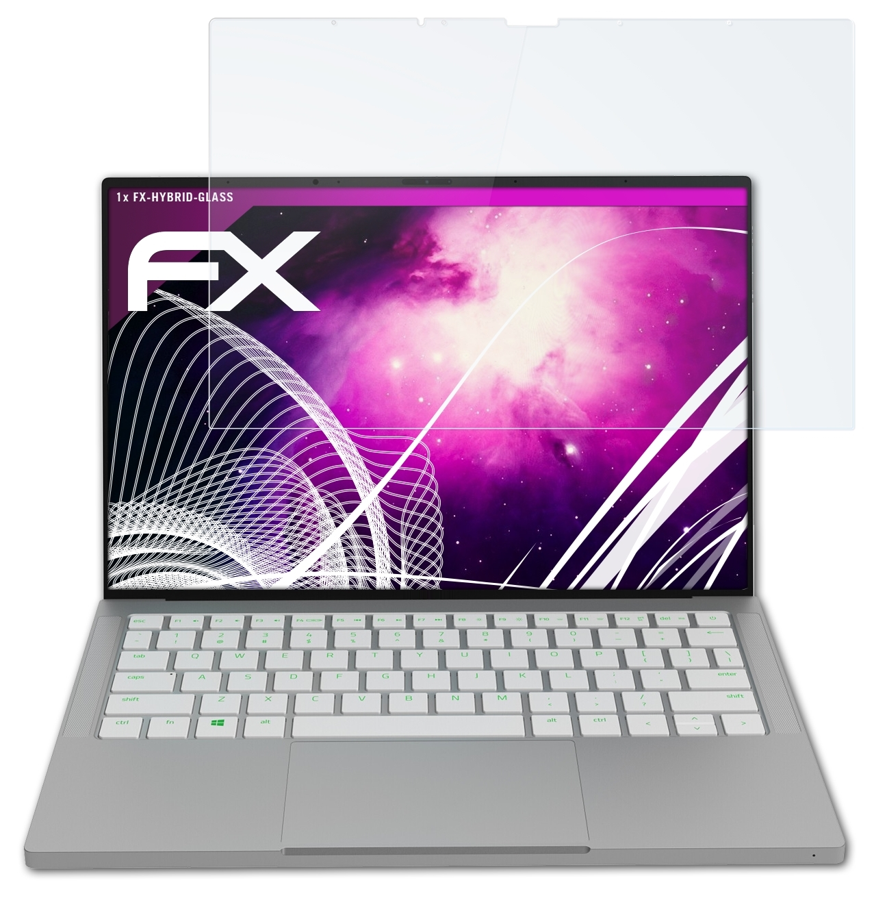 ATFOLIX FX-Hybrid-Glass Razer Book (13.4 inch)) Schutzglas(für 13