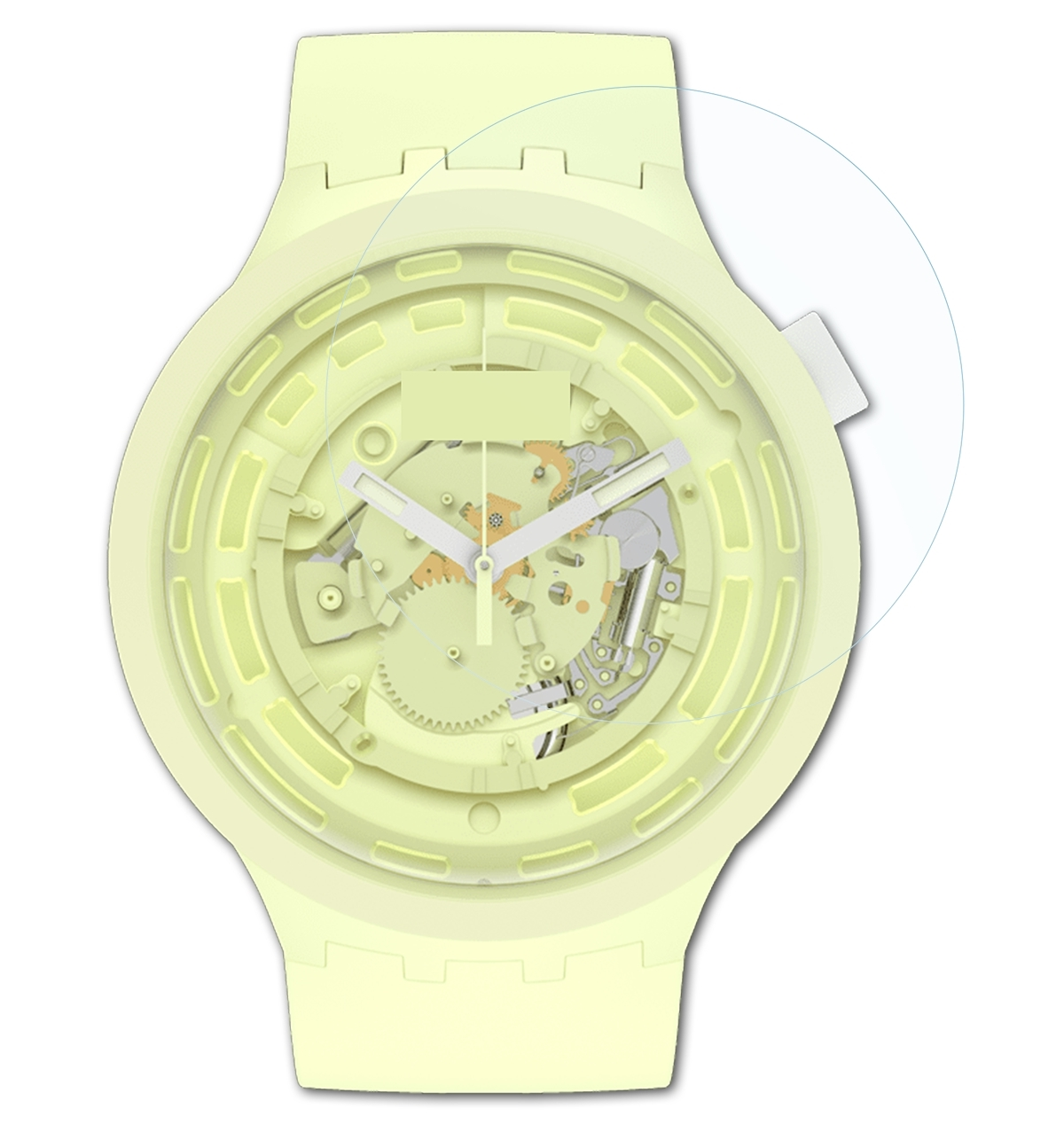 ATFOLIX 3x FX-Clear C-Lime) Displayschutz(für Swatch