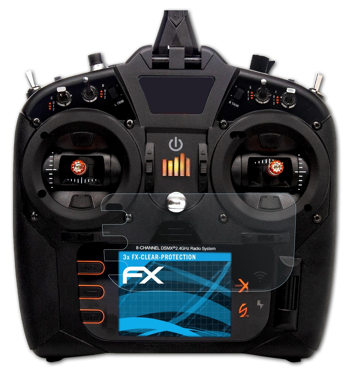 FX-Clear NX8) ATFOLIX Spektrum 3x Displayschutz(für