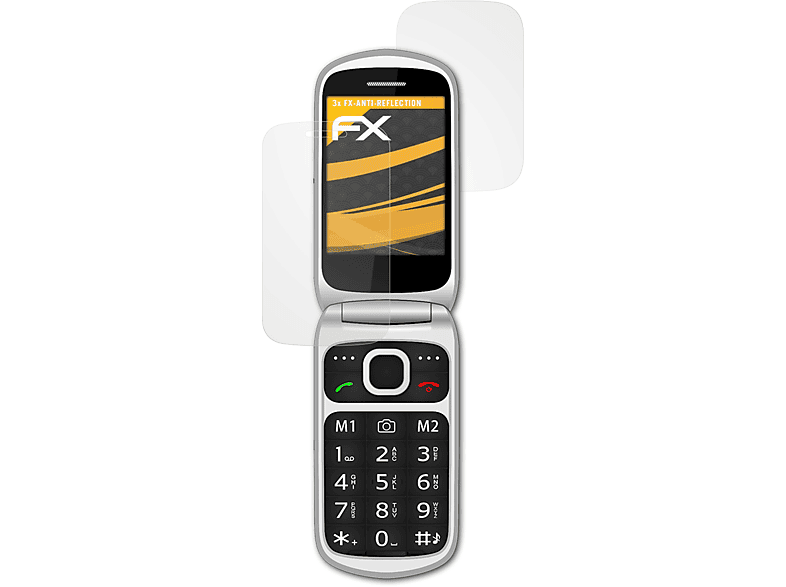 Beafon 3x ATFOLIX SL640) Displayschutz(für FX-Antireflex