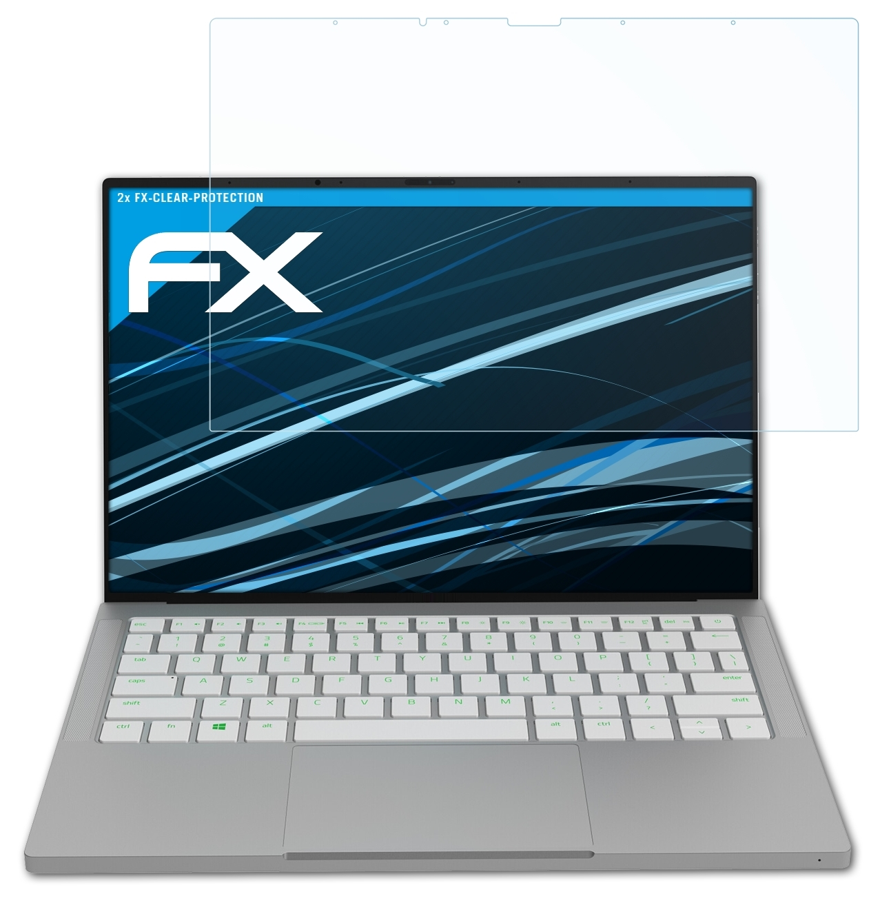ATFOLIX 2x FX-Clear Displayschutz(für Razer 13 Book inch)) (13.4