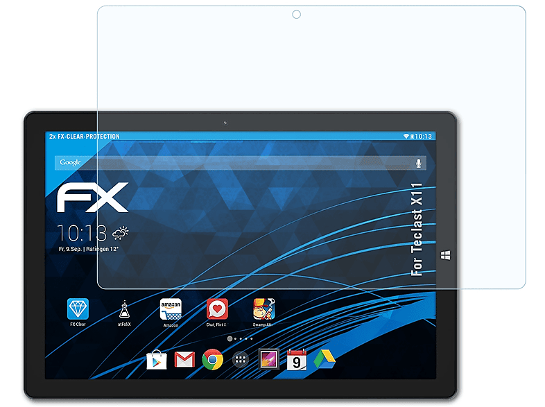 ATFOLIX 2x FX-Clear Displayschutz(für Teclast X11)