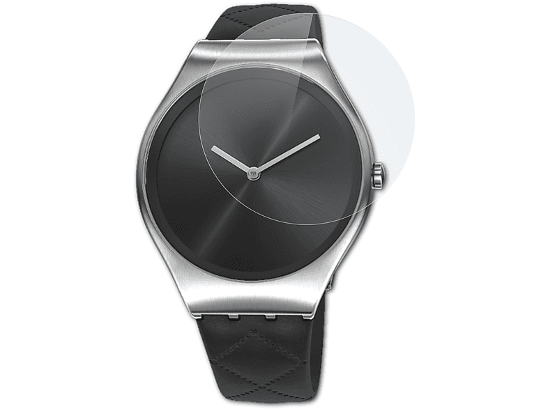 ATFOLIX FX-Hybrid-Glass Quilted) Black Swatch Schutzglas(für