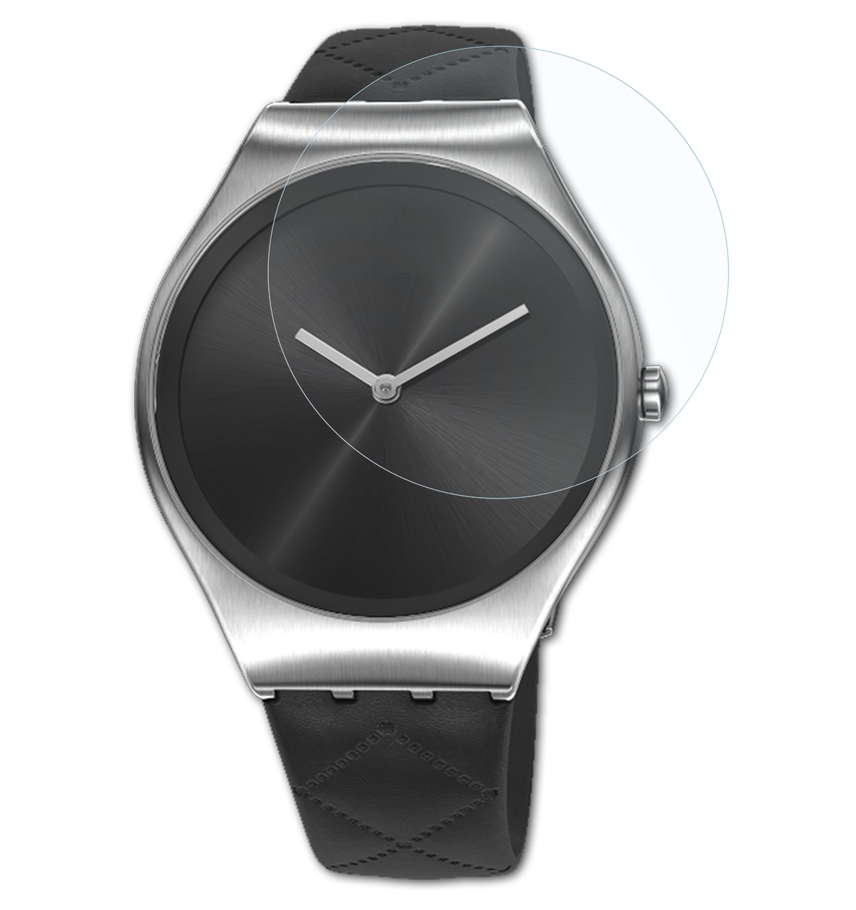 ATFOLIX 3x Black Quilted) FX-Clear Swatch Displayschutz(für