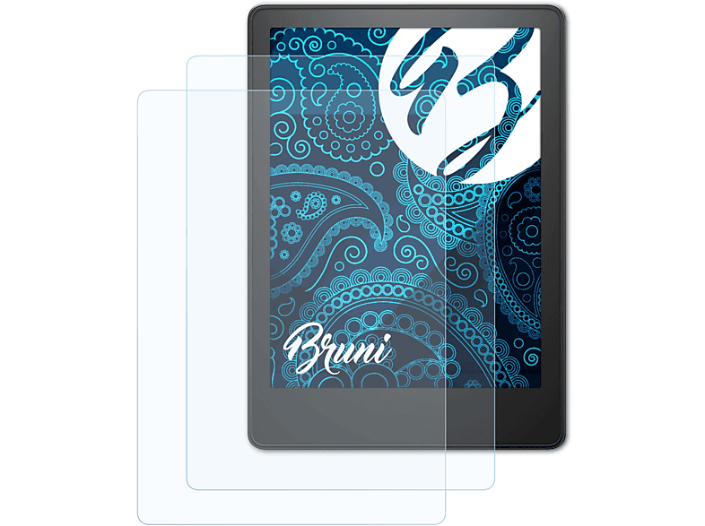 BRUNI Paperwhite 2021)) Schutzfolie(für 2x (11. Kids Amazon Generation Basics-Clear Kindle