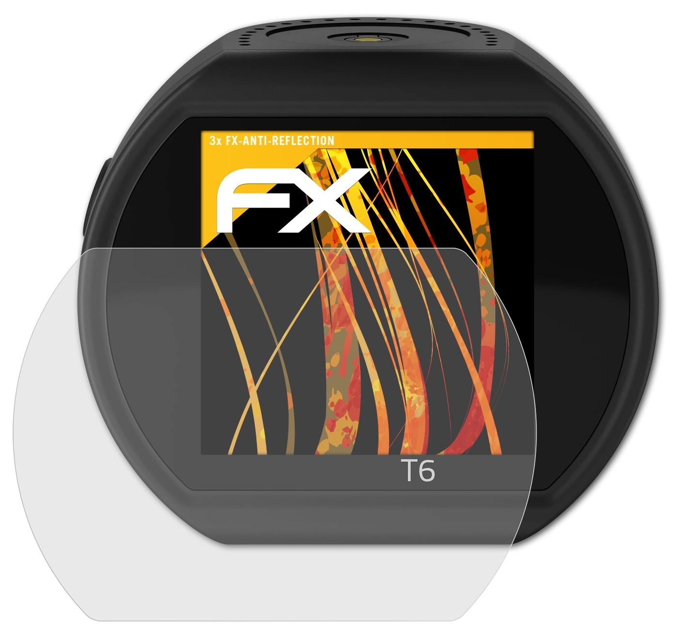ATFOLIX 3x FX-Antireflex Displayschutz(für Lamax T6)