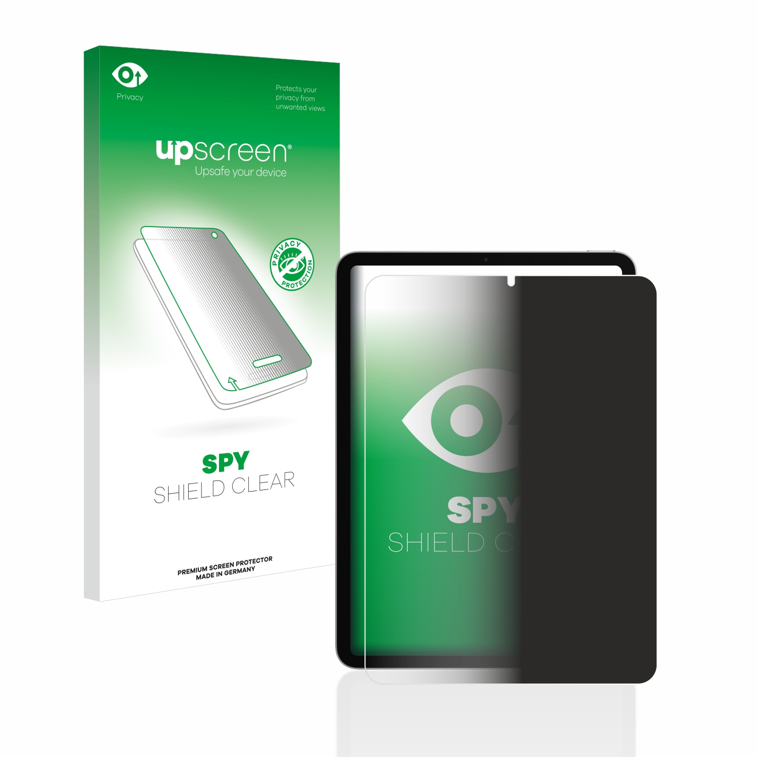 UPSCREEN Anti-Spy Schutzfolie(für Apple iPad Air (4. 2020 Gen.)) 4 WiFi