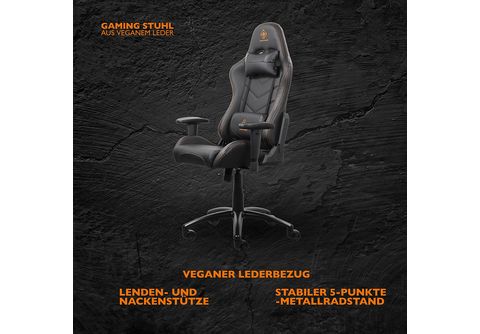 DELTACO Gaming Stuhl - PC Gaming-Stuhl mit Armle…