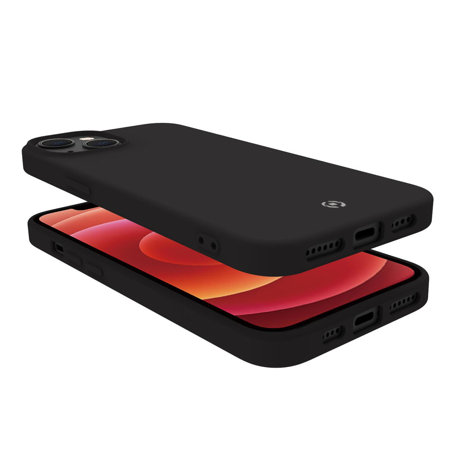 CELLY Cromo Custodia per cellulare per Apple iPhone 14 Plus, Nero