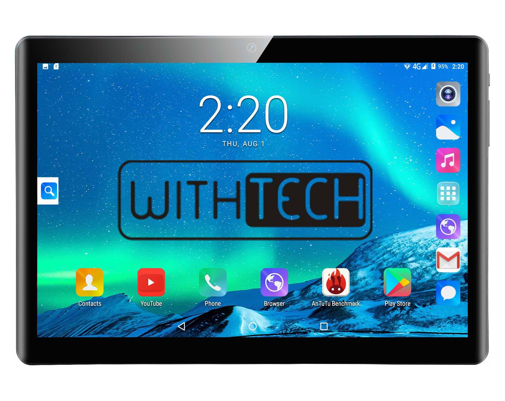 Tablet Withtech Cis edison v 10 6gb+64gb dual sim 3g negra 664gb 4g lte 64 101 6